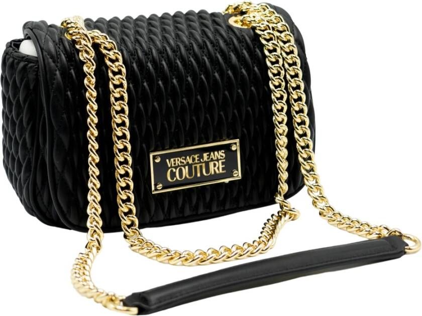 Versace Jeans Couture Knapperige tassen Sketch 05 tas Black Dames