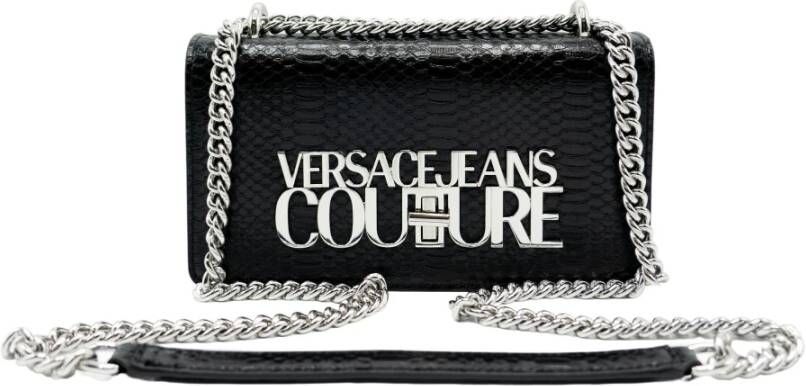 Versace Jeans Couture Zwarte Cross Body Tas voor Vrouwen Black Dames