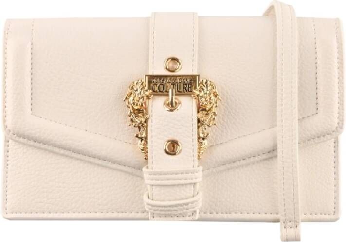 Versace Jeans Couture Stijlvolle Portemonnees Collectie White Dames