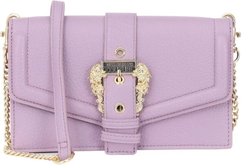 Versace Jeans Couture Stijlvolle Cross Body Tas voor Vrouwen Purple Dames