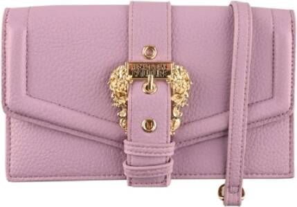 Versace Jeans Couture Stijlvolle Cross Body Tas voor Vrouwen Purple Dames