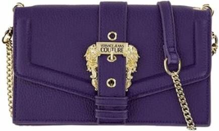 Versace Jeans Couture Paarse Synthetische Portemonnee voor Vrouwen Purple Dames