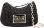 Versace Jeans Couture Crunchy Bags Sketch 2 Gewatteerde Nylon Mini Tas Black Dames - Thumbnail 3