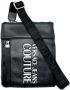 Versace Jeans Couture Zwarte Zilveren Messenger Tas Upgrade Jouw Stijl Black Dames - Thumbnail 1