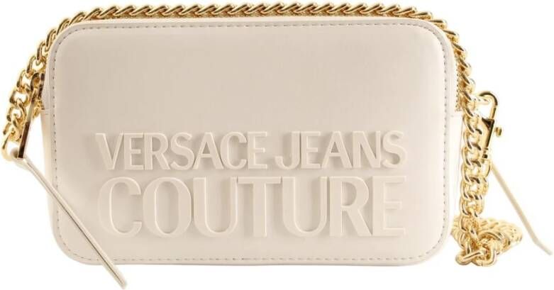 Versace Jeans Couture Dames Schoudertas Institutional Logo White Dames