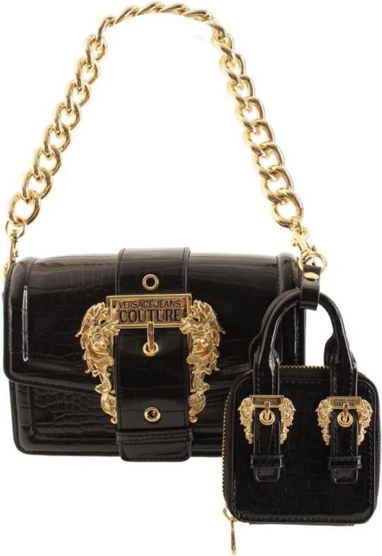 Versace Jeans Couture Nisyros Crossbody Tas Stijlvol en Praktisch Black Dames