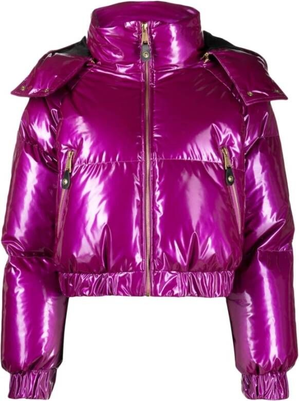 Versace Jeans Couture Down Jackets Paars Dames
