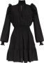 Versace Jeans Couture Zwarte jurk met opstaande kraag Black Dames - Thumbnail 1