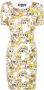 Versace Jeans Couture Strakke Jurk met Barokprint Multicolor Dames - Thumbnail 3