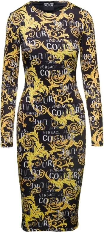 Versace Jeans Couture Dresses Yellow Geel Dames