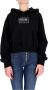 Versace Jeans Couture Zwarte Pullover met Bio-Fleece Black Dames - Thumbnail 2