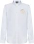Versace Jeans Couture Witte Shirt met Logo en Knoopsluiting White Heren - Thumbnail 1