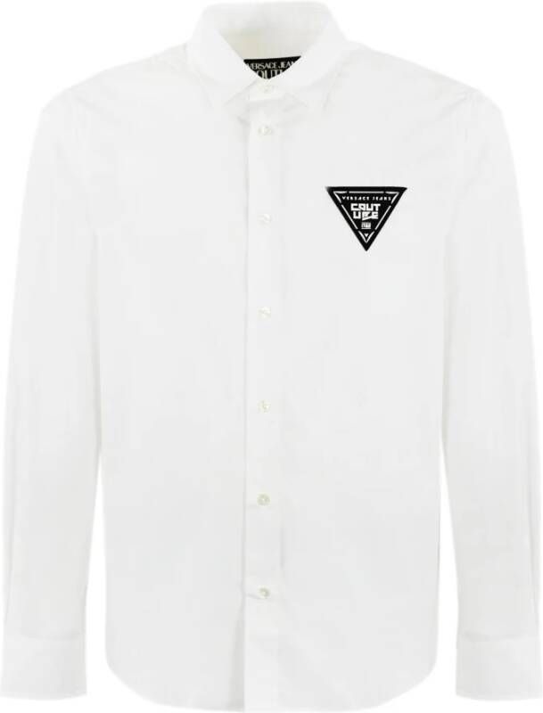 Versace Jeans Couture Formele shirts Wit Heren