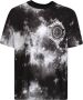 Versace Jeans Couture Galaxy Print Zwart T-Shirt Zwart Heren - Thumbnail 1
