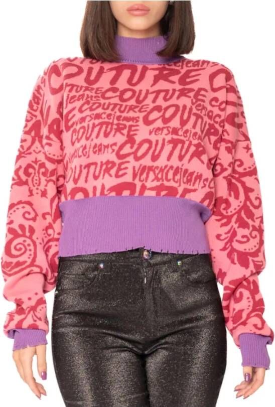Versace Jeans Couture Gebreide kleding Roze Dames