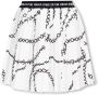 Versace Jeans Couture Witte Rok Aw23 Trendy Model White Dames - Thumbnail 1