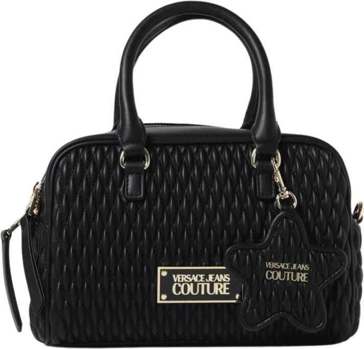 Versace Jeans Couture Gequilt Zwart Crunchy Tas 6 Zwart Dames