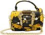 Versace Jeans Couture Gedrukte Gehamerde Imitatieleer Schoudertas Black Dames - Thumbnail 2