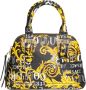 Versace Jeans Couture Zwart-Gouden Dames Casual Tas met Barok Gespen Black Dames - Thumbnail 3