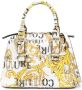 Versace Jeans Couture Barok Print Handtas met Logo Gespen White Dames - Thumbnail 1