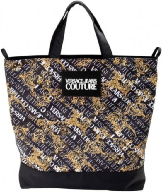 Versace Jeans Couture Logo Brush Couture All Over Handtas Multicolor Heren