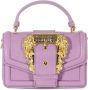 Versace Jeans Couture Shoulder bag with baroque buckle Paars Dames - Thumbnail 1