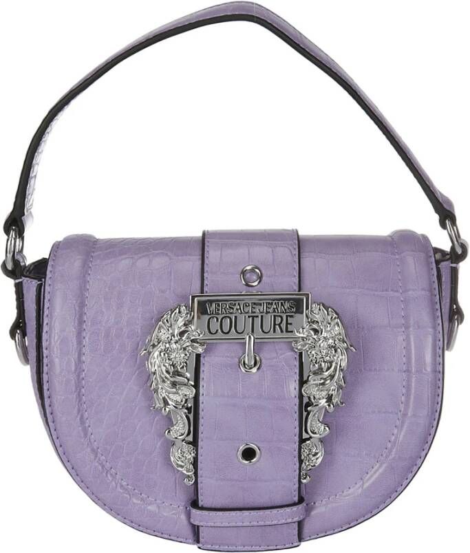 Versace Jeans Couture Stijlvolle Handtas voor de Moderne Vrouw Purple Dames