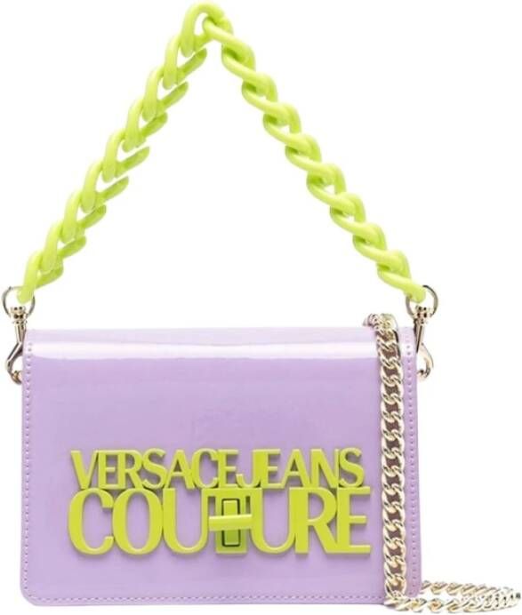 Versace Jeans Couture Handbags Paars Dames
