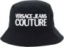 Versace Jeans Couture Zwarte Katoenen Herenhoed met Logo L Black Heren - Thumbnail 1
