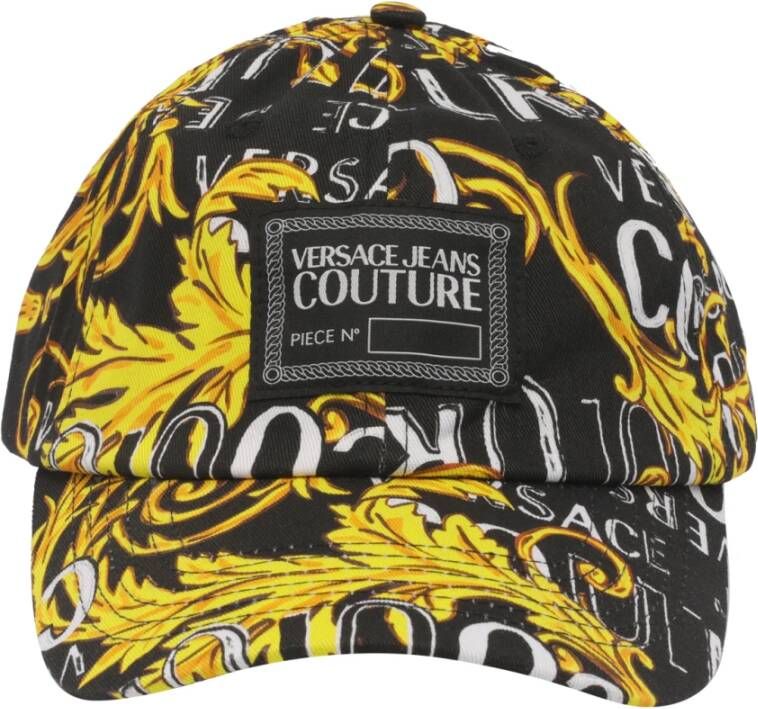 Versace Jeans Couture Hats Black Zwart Heren