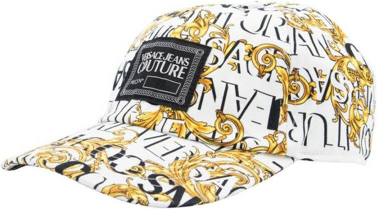 Versace Jeans Couture Barocco Baseballpet Wit All Over Multicolor Unisex
