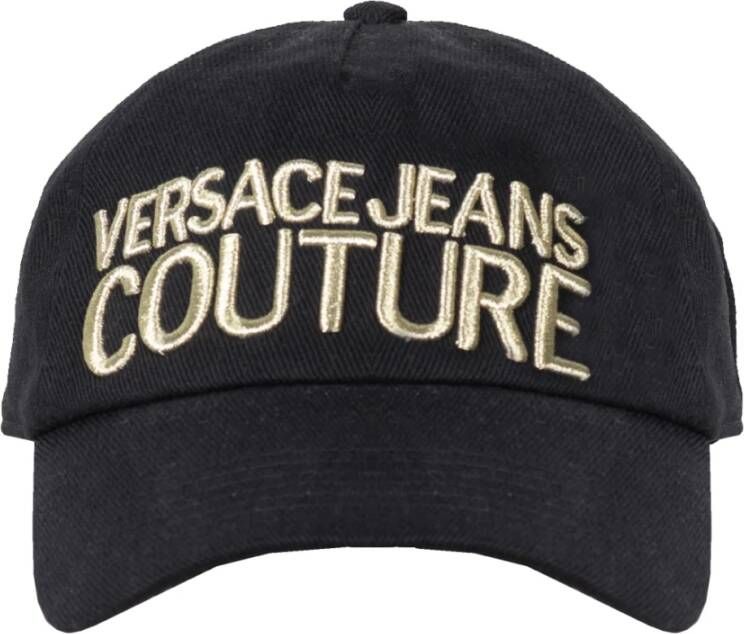Versace Jeans Couture Klassieke Zwarte 3D Logo Cap Black Heren