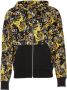 Versace Jeans Couture Heren Zwart Logo Couture Rits Sweater Zwart Heren - Thumbnail 4