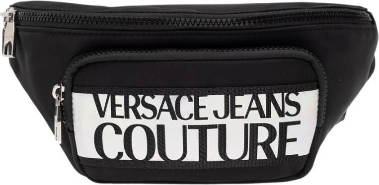 Versace Jeans Couture Heuptas met logo Zwart Heren