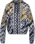 Versace Jeans Couture Nylon Hoodie met All Over Logo Print Multicolor Dames - Thumbnail 3