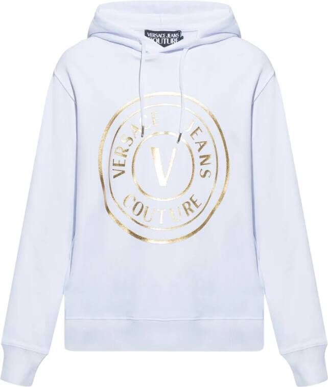 Versace Jeans Couture Hoodie met logo White Heren