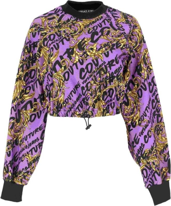 Versace Jeans Couture Sweatshirts Paars Dames