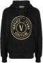 Versace Jeans Couture Zwarte Hoodie Stijlvol Casual Luxe Black Heren - Thumbnail 1