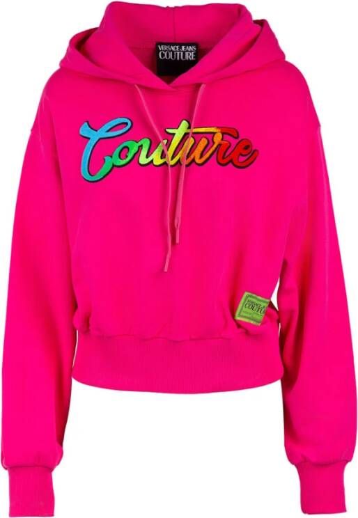 Versace Jeans Couture Hoodies Roze Dames