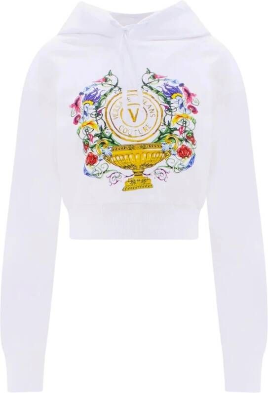 Versace Jeans Couture Hoodie White Dames