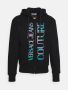 Versace Jeans Couture Katoenen Zip Hoodie met Contrast Logo Black Heren - Thumbnail 6