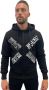 Versace Jeans Couture Logo Print Credit Demo Zwart en Wit Zip-Through Hoodie Black Heren - Thumbnail 5