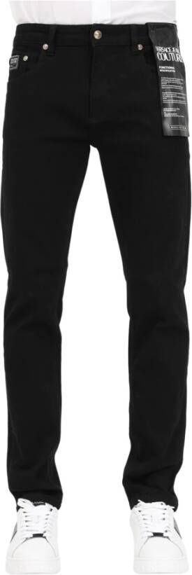 Versace Jeans Couture Zwarte 5-Pocket Broek Black Heren