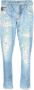Versace Jeans Couture Heren 3D Print Contrast Logo Denim Jeans 33 Blue Heren - Thumbnail 1