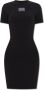 Versace Jeans Couture Jersey Stretch Slim Fit Jurk Black Dames - Thumbnail 1