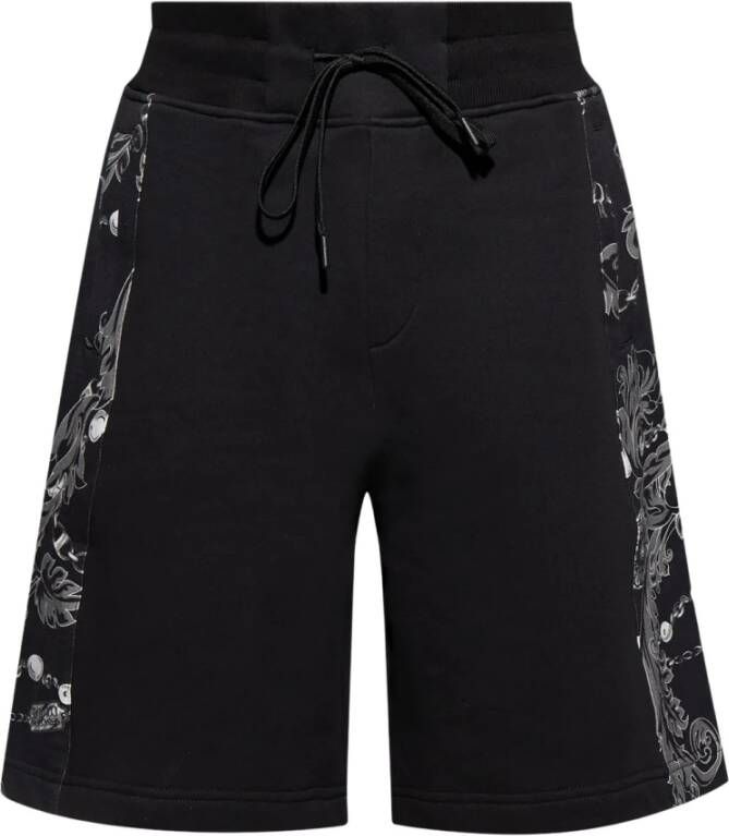 Versace Jeans Couture Katoenen shorts Zwart Heren