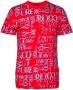 Versace Jeans Couture Rood Logo Print T-shirt voor Heren XL Red Heren - Thumbnail 1