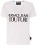 Versace Jeans Couture Bianca Dames Logo T-shirt White Dames - Thumbnail 1