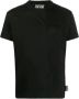 Versace Jeans Couture Zwarte Heren T-shirt met Geborduurd Logo Black Heren - Thumbnail 1