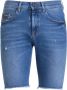 Versace Jeans Couture Denim Slim Fit Shorts voor Heren Blue Heren - Thumbnail 1